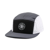 Chapeau Snapback à badge tissé personnalisé de haute qualité de style designer, une casquette laser légère à 5 panneaux en nylon