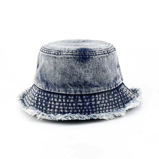 Jeans lavés et coton, chapeaux de pêcheur à la mode unisexes personnalisés avec votre Logo, chapeau seau unisexe de Style classique