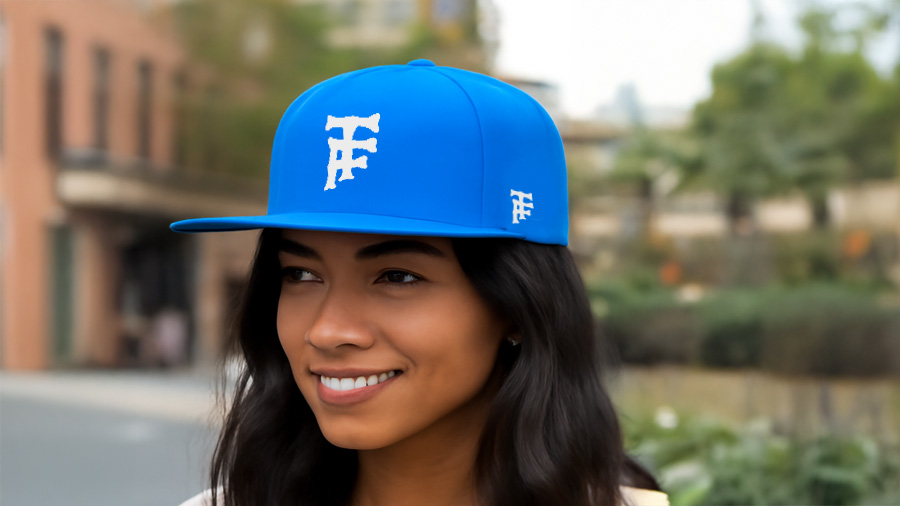 chapeau snapback avec logo brod&eacute; 3D personnalis&eacute; 