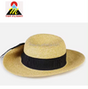 Chapeaux de paille de plage à la mode et vente chaude avec logo personnalisé à large bord unisexe printemps été chapeau de paille respirant résistant au soleil